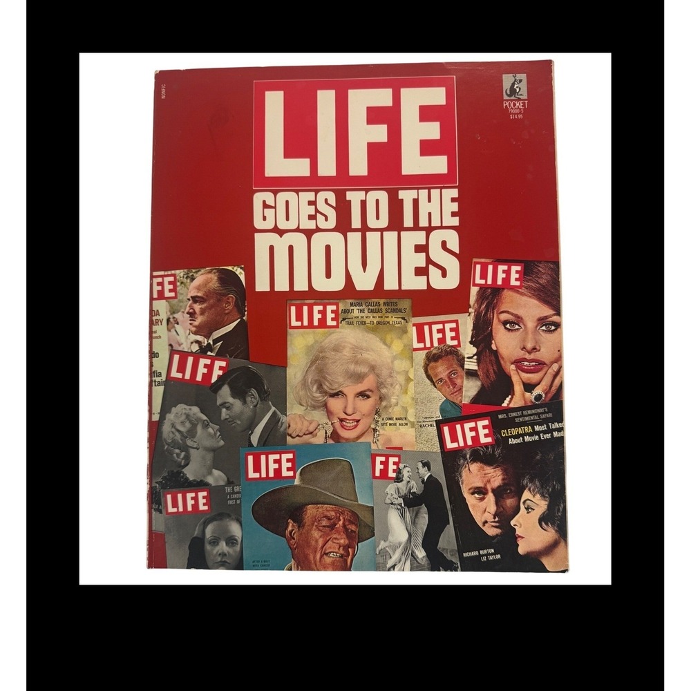 LIFE Goes to the Movies Vintage 1986 Paperback Book ISBN 0671790005 Hollywood